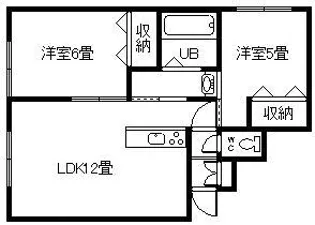 グランスイート310【1階】の間取り