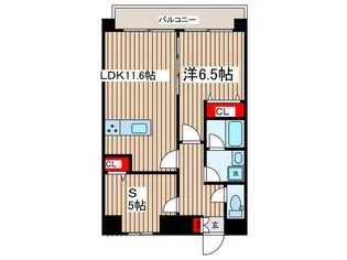 SANYU GARDEN KAMEIDO【8階】の間取り