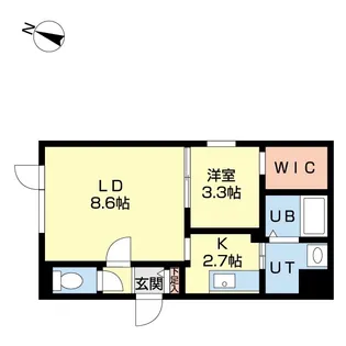 WTB南17【4階】の間取り