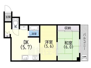 KWIプラザ【3階】の間取り