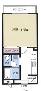 KURADO片柳【2階】の間取り