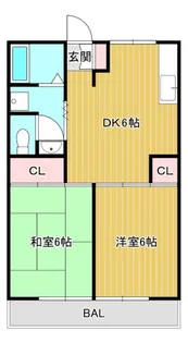 T&SポレールマスダA【1階】の間取り