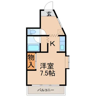 八木山アベニュー【4階】の間取り
