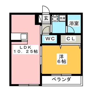 富士見テラス鎌倉【1階】の間取り