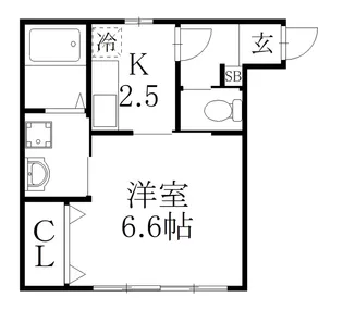 アルページュI【2階】の間取り