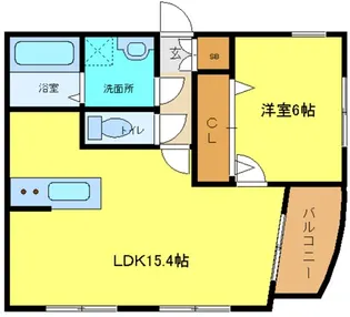 グランシャトー【2階】の間取り