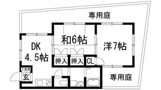 松葉苑【1階】の間取り