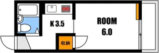 La Liberte 古市【4階】の間取り