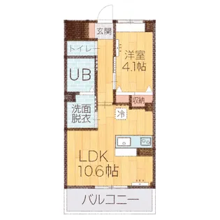 コンフェティ【3階】の間取り