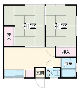 コーポ紙屋【2階】の間取り