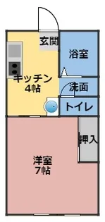 Twin Court A【1階】の間取り