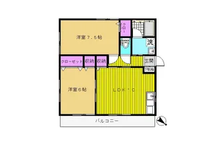 GRACE PALACE【2階】の間取り