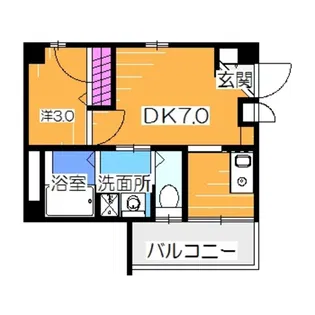 エヌエムトラントヌフウエスト【2階】の間取り