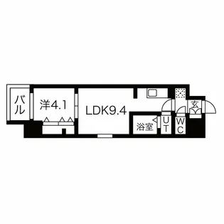 ファステート難波デラックス【11階】の間取り