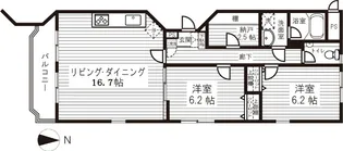ソレイアード湘南【1階】の間取り