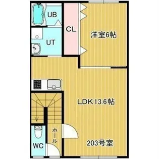 ビラミカエル11【2階】の間取り