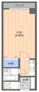 エクセルコート水無瀬【3階】の間取り