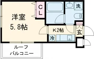グランアセット自由が丘【5階】の間取り
