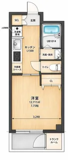 第二マンション安井【2階】の間取り