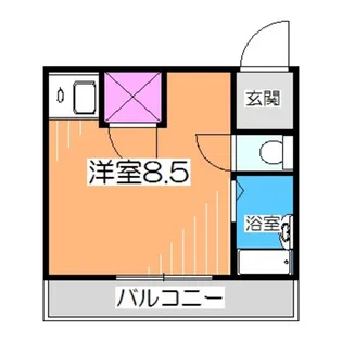 サンロード白鷺【5階】の間取り