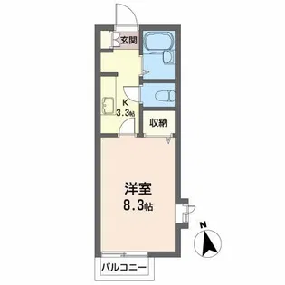 カーサ・エスペラール【2階】の間取り