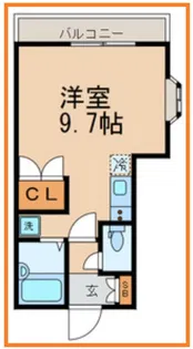 メドーノ白金台【1階】の間取り