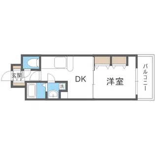 セントロイヤルクラブ新大阪【6階】の間取り