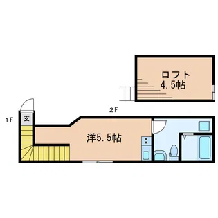 ミキハウス【2階】の間取り