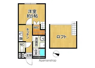 アドバンM【1階】の間取り