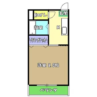 高知県高知市南川添【マンション】の間取り