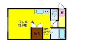 明星マンション【5階】の間取り