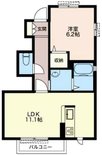 アーバン湘南【1階】の間取り