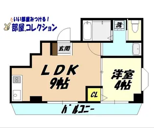マキシム中津口【2階】の間取り