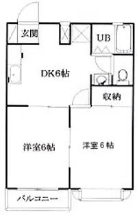 メゾンシャララ【1階】の間取り