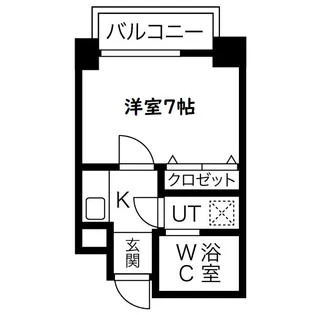 ビジネス・ワン桜坂【5階】の間取り