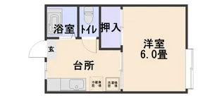 コーポK【2階】の間取り