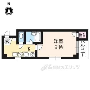 REVERY朱雀【3階】の間取り