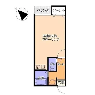 根木ハイツさくら【2階】の間取り