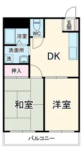 須崎ハイツ【2階】の間取り