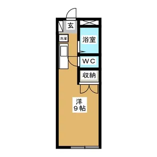 ヒルズアイザワ【1階】の間取り