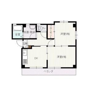 ヴェルドール神明【2階】の間取り