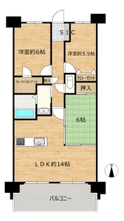 アイディーコート沼津【4階】の間取り