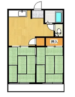 ハイム由美【1階】の間取り