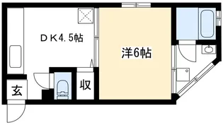 吉田ハイツ【1階】の間取り