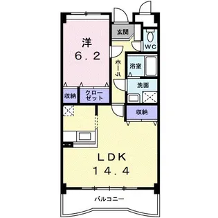 三重県桑名市大字大福【マンション】の間取り
