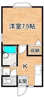新潟県長岡市西津町【アパート】の間取り