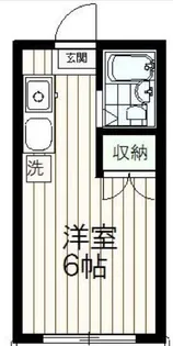 マルナカハイツA【2階】の間取り