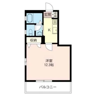 メゾンフォンテーヌ【2階】の間取り