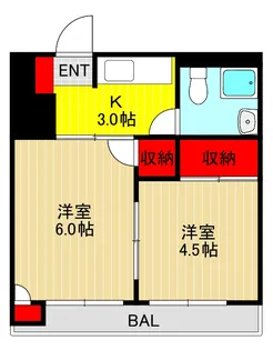 埼玉県川口市上青木西1【マンション】の間取り