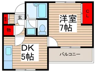 ベイエックス【2階】の間取り